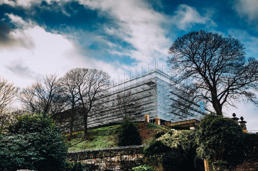 Major milestone for Nottingham Castle renovation as 15km of scaffolding is removed