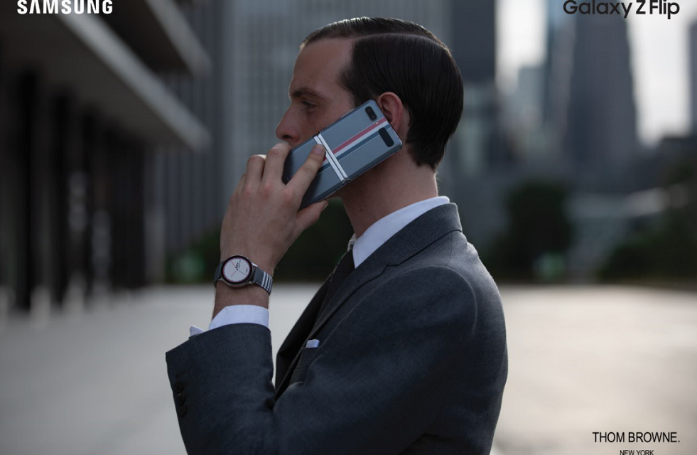 Samsung and Thom Browne’s Iconic Smartphone Now Available