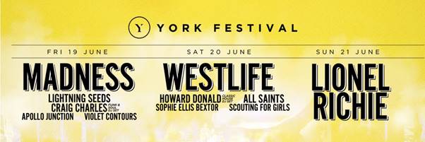 GOOD CAUSES SET TO BENEFIT AS YORK FESTIVAL NAMES ITS FIRST EVER CHARITY PARTNERS