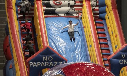 HUGE NINJA COURSE REVEALED FOR LEICESTER INDOOR INFLATABLE EVENT