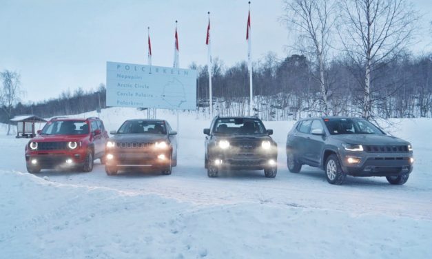 TESTING TIMES FOR THE NEW JEEP RENEGADE AND COMPASS 4XE IN ARJEPLOG