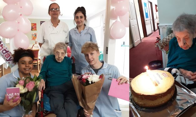 Tea party marks Kathleen’s 103rd birthday