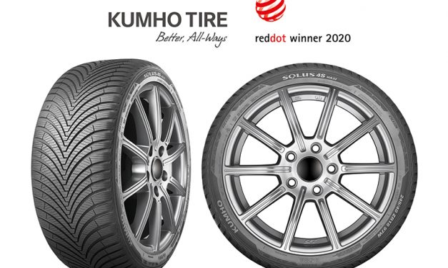 KUMHO HONOURED WITH RED DOT DESIGN AWARD FOR ITS VERSATILE ALL-SEASON SOLUS 4S HA32 TYRE