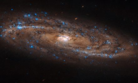 Hubble Spots Stretching Spiral