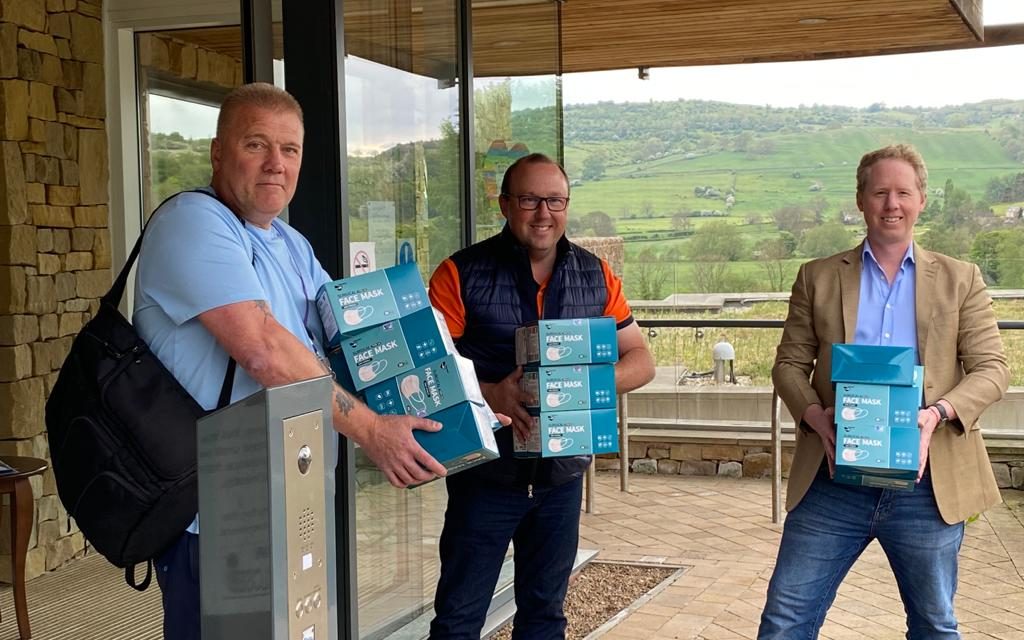 Derbyshire businessman helps deliver PPE to Matlock Care Home