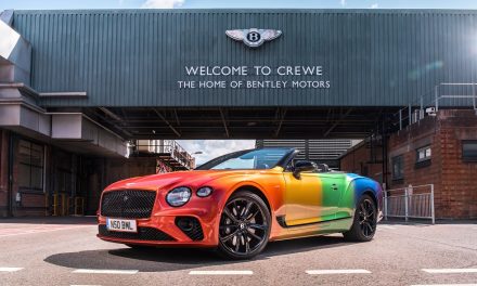 PRIDE OF PLACE FOR BENTLEY’S RAINBOW CAR