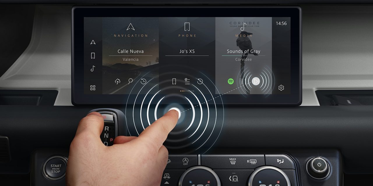 JAGUAR LAND ROVER DEVELOPS CONTACTLESS TOUCHSCREEN TO HELP FIGHT BACTERIA AND VIRUSES
