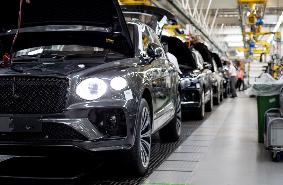 PRODUCTION OF BENTLEY’S NEW BENTAYGA NOW UNDERWAY AS CAPACITY INCREASES