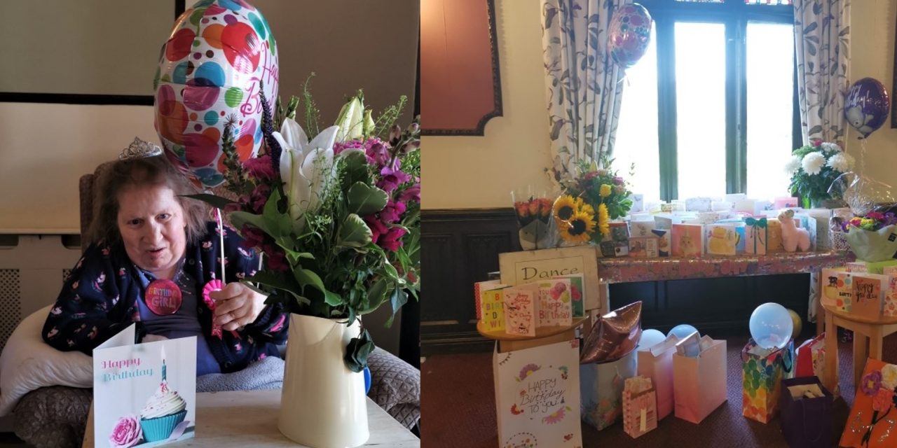 Cards and gifts arrive from across the UK for Elspeth’s birthday