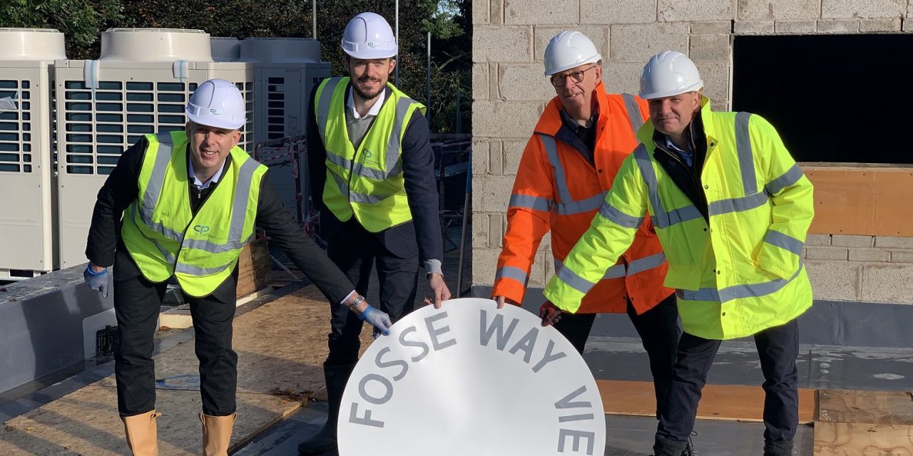 Topping out ceremony for Charterpoint’s latest care home development