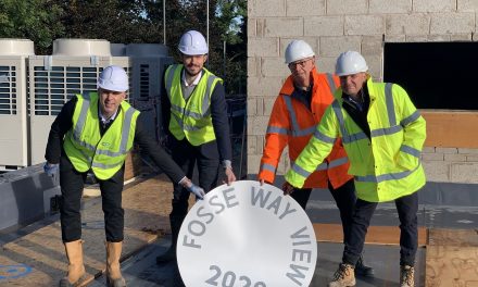 Topping out ceremony for Charterpoint’s latest care home development