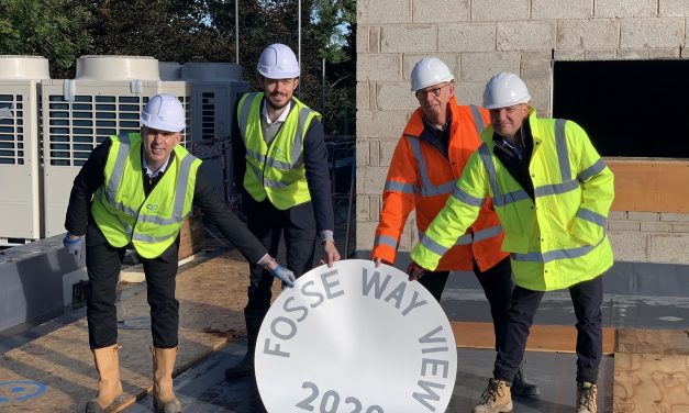 Topping out ceremony for Charterpoint’s latest care home development