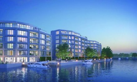 Works progress at £25m luxury riverside development in Nottingham