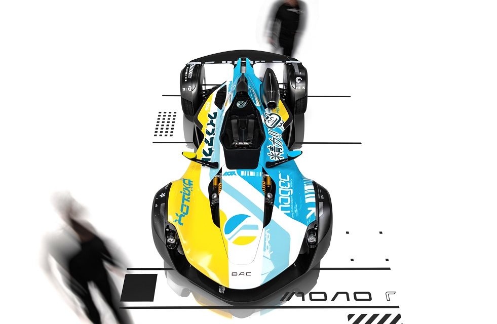 BAC DELIVERS FIRST MONO R IN OUTRAGEOUS LIVERY INSPIRED BY ICONIC PLAYSTATION RACING GAME ‘WIPEOUT’