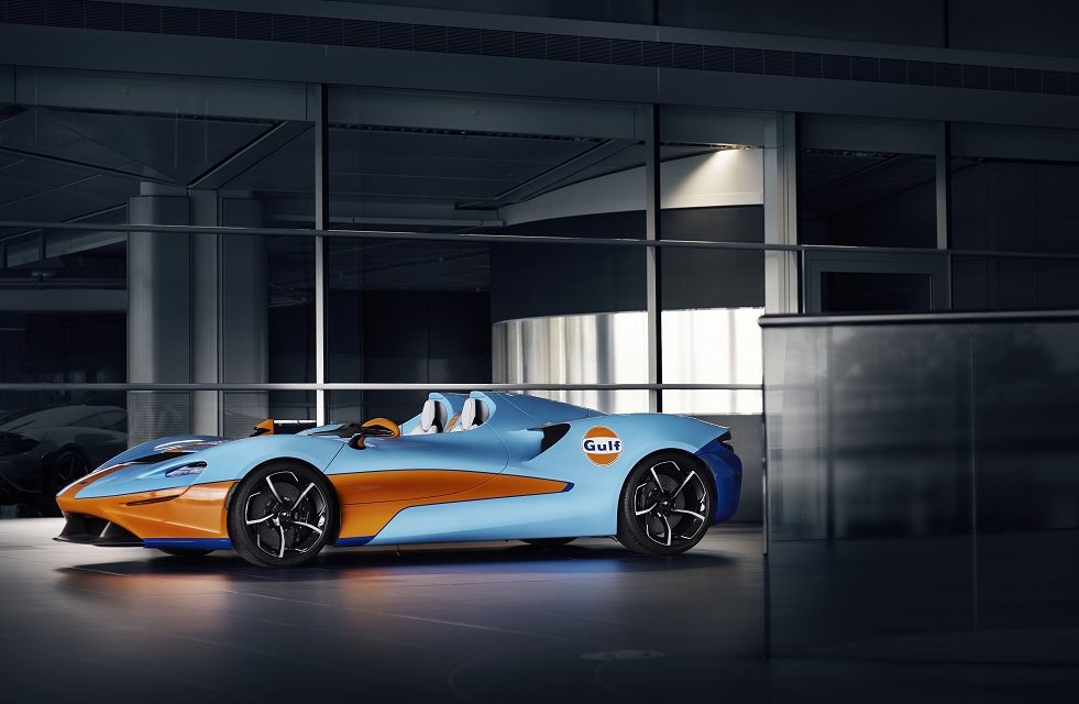 UNITING TWO ICONS OF SPEED IN ONE SPECTACULAR CAR: GLOBAL DEBUT FOR McLAREN ELVA GULF THEME BY MSO AT GOODWOOD SPEEDWEEK