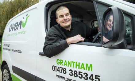 Sam sets new career course with launch of oven valeting business, Ovenu Grantham