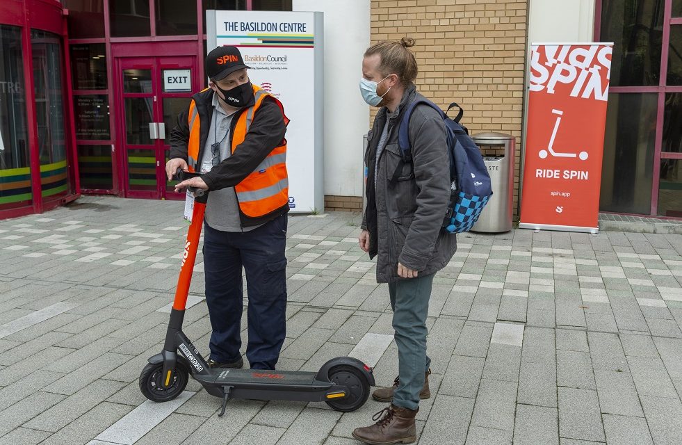 Ford’s Spin e-scooters arrive in Essex