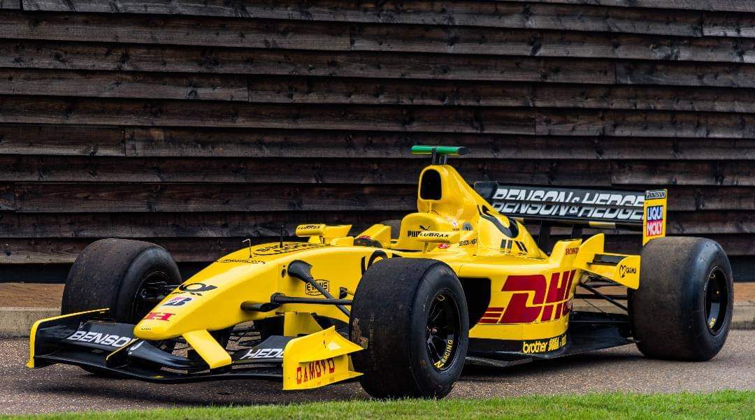 Rare opportunity to drive a genuine Jordan F1 race car