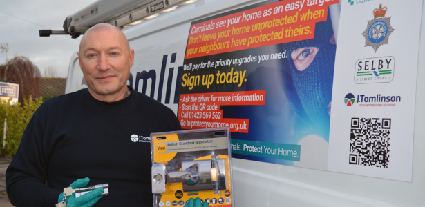 J Tomlinson and North Yorkshire Police partner on Safer Streets scheme to prevent crime in Whitley