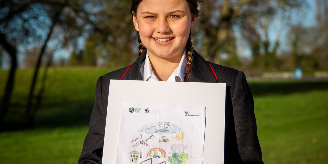 Actor Cel Spellman launches Creative Earth art competition for young people ahead of UN climate change conference