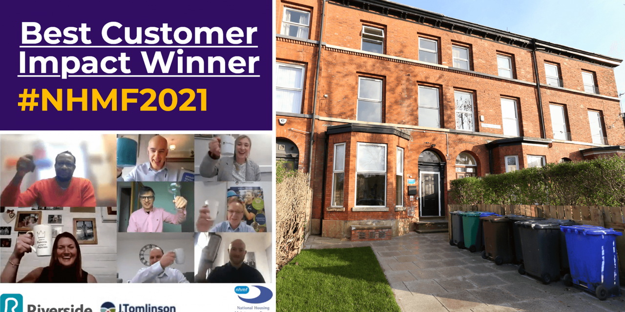 J Tomlinson and Riverside recognised for positive customer impact at 2021 NHMF Awards