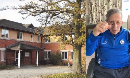 Chesterfield captain Will Evans surprises care home resident with personal message