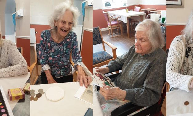Royal Mint “museum in a box” loaned to Sandiacre care home