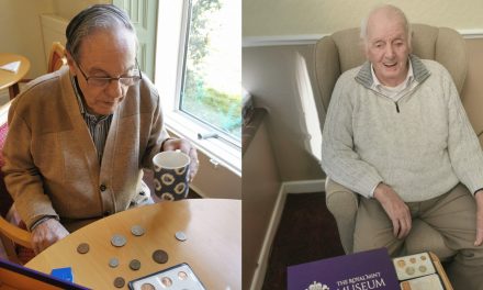 Residents enjoy Royal Mint “museum in a box”