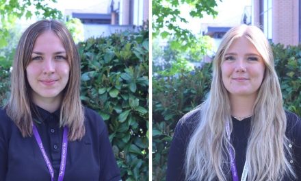 Double celebration as two students land Mitie good jobs before they’ve even graduated