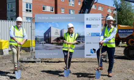 Henry Brothers breaks ground on new research facility at the University of Lincoln