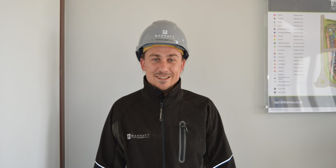 BARRATT HOMES SITE MANAGER IN HUGGLESCOTE RECOGNISED AS BEST IN THE COUNTRY FOR QUALITY