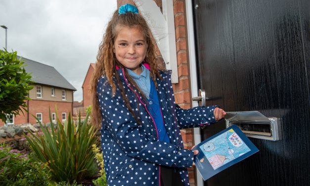 WELCOME HOME: CREATIVE PUPIL HELPS BRING LOCAL HISTORY TO NEW LEICESTERSHIRE RESIDENTS