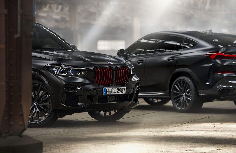 New BMW X5 and BMW X6 Black Vermilion limited edition and BMW X7 edition in Frozen Black metallic