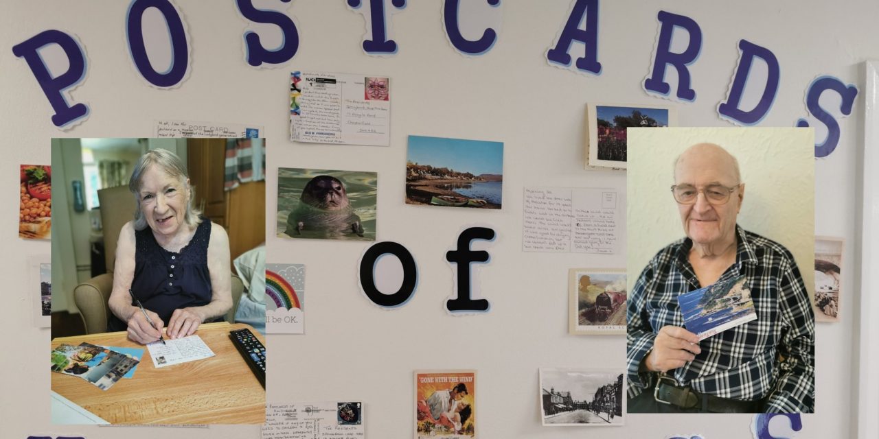 Postcards of kindness for Chesterfield care home residents