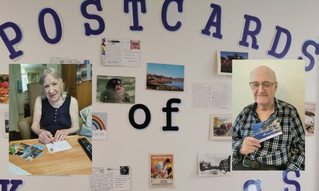 Postcards of kindness for Chesterfield care home residents