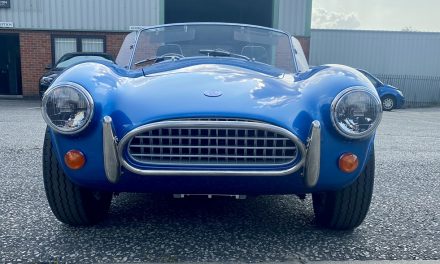 The first of the electric AC Cobra fires up