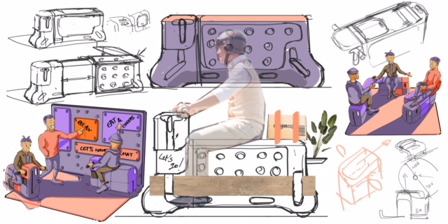 Rideable Bench Wins Ford Fund Smart Mobility Challenge