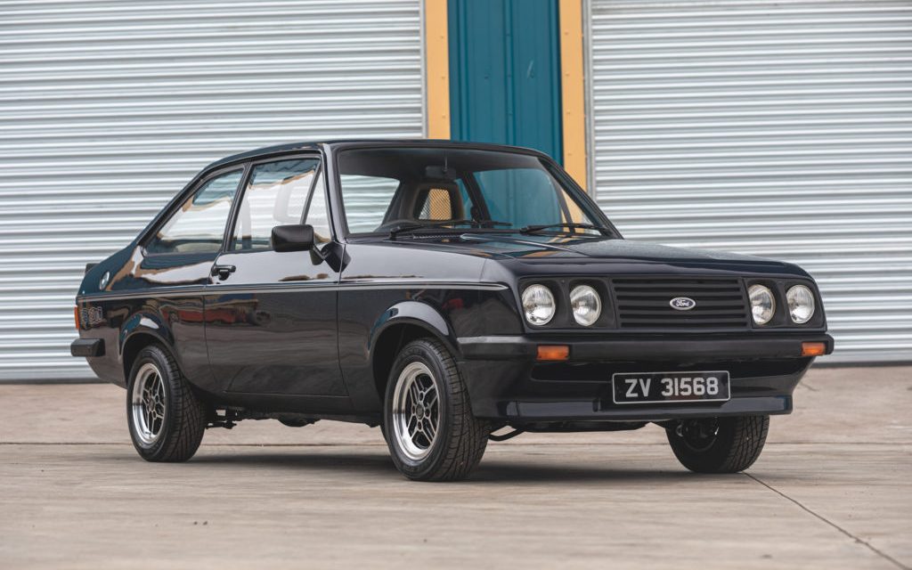A recommissioned 1979 Ford Escort RS2000 MK2 offered from Richard Hammond and The Smallest Cog team