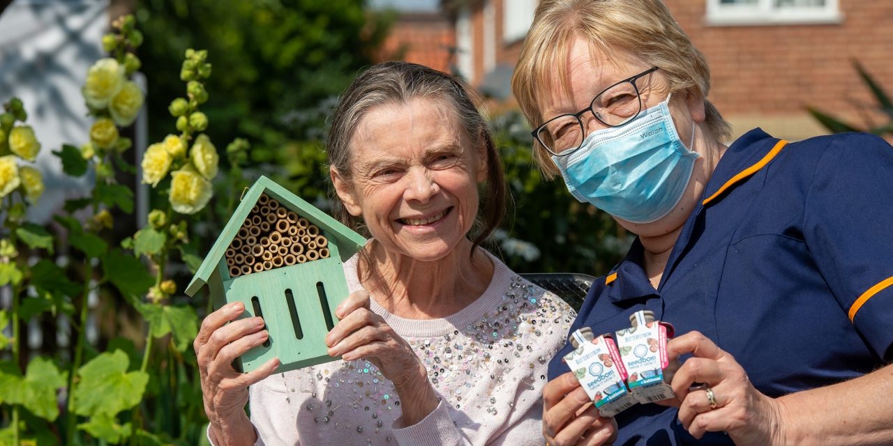 NOTTINGHAMSHIRE CARE HOME RESIDENTS WATCH BUTTERFLIES FLUTTER BY WITH HOMEBUILDER’S HELP