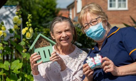 NOTTINGHAMSHIRE CARE HOME RESIDENTS WATCH BUTTERFLIES FLUTTER BY WITH HOMEBUILDER’S HELP