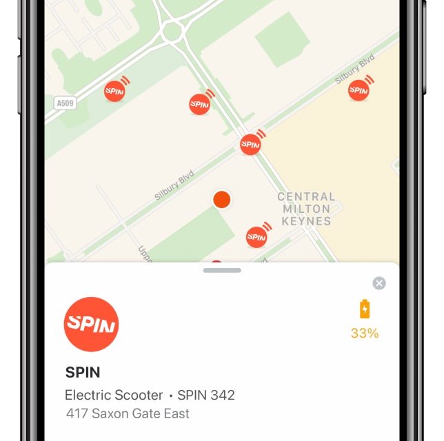 Spin partners with Moovit in the UK, Spain and Germany
