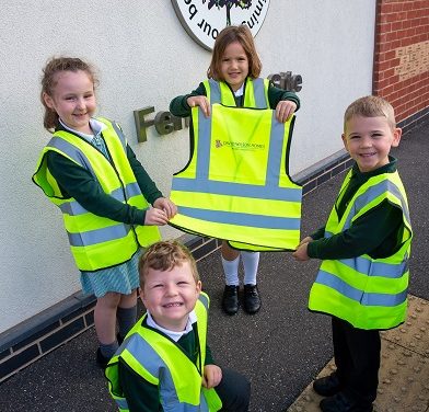 NOTTINGHAMSHIRE HOMEBUILDER HELPS PUPILS LOOK ON THE BRIGHT SIDE FOR WALK TO SCHOOL MONTH