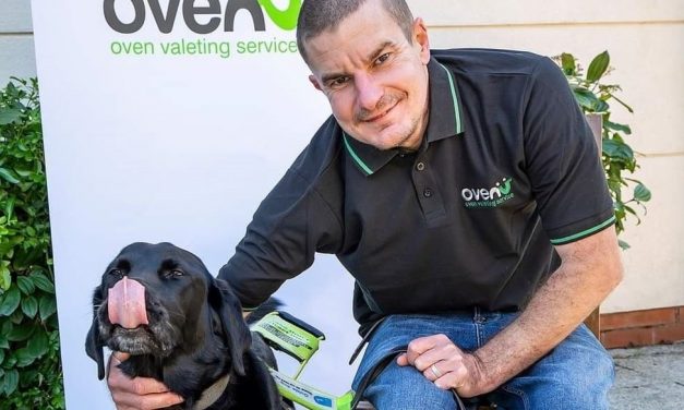 Grantham businessman takes inspiration from Guide Dogs tale
