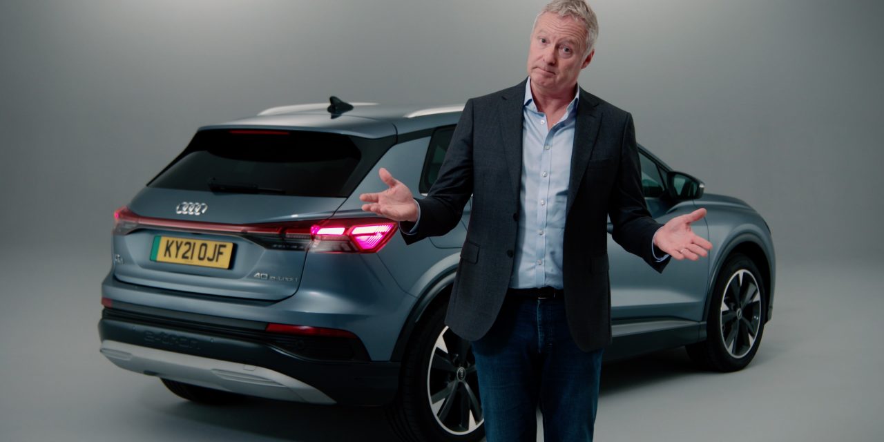 Audi UK goes EV myth-busting with Rory Bremner