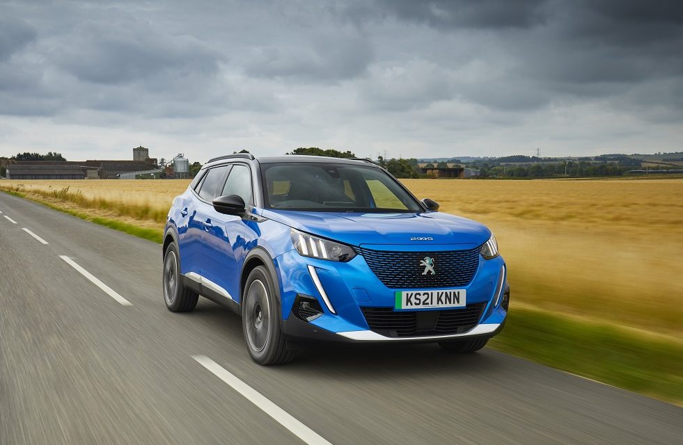 PEUGEOT announces improved driving range for the e-2008 and updates to the wider range
