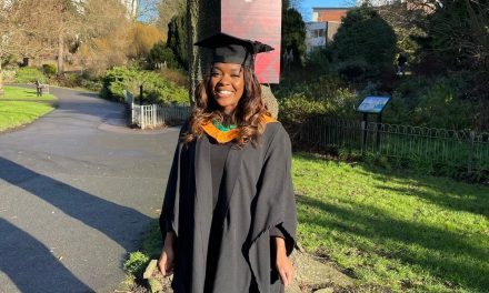 Northamptonshire care home health assistant graduates from university and credits “life changing” job role as part of success