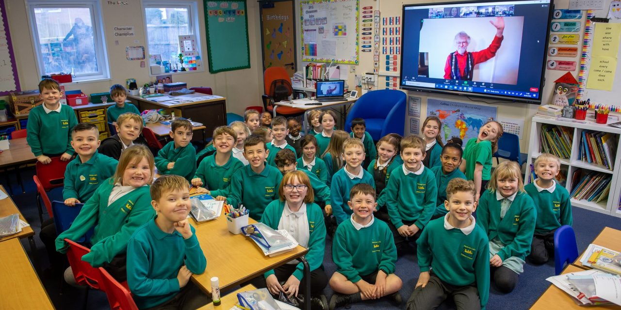 Leicestershire pupils have a tale of a time at virtual storytelling event