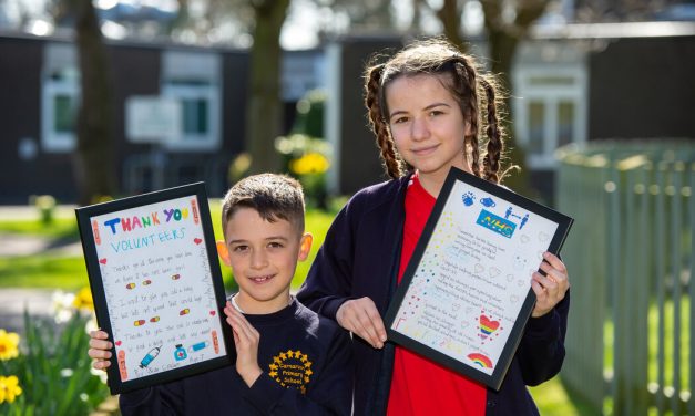 Homebuilder helps schoolchildren in Nottinghamshire praise NHS with creative poems