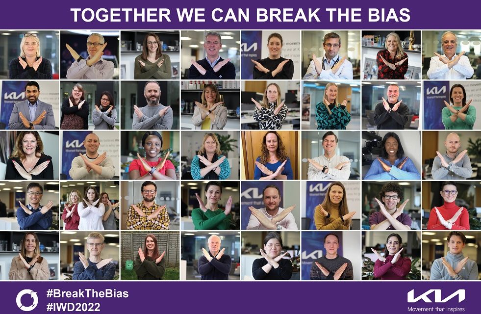 Kia UK staff #BreakTheBias for International Women’s Day