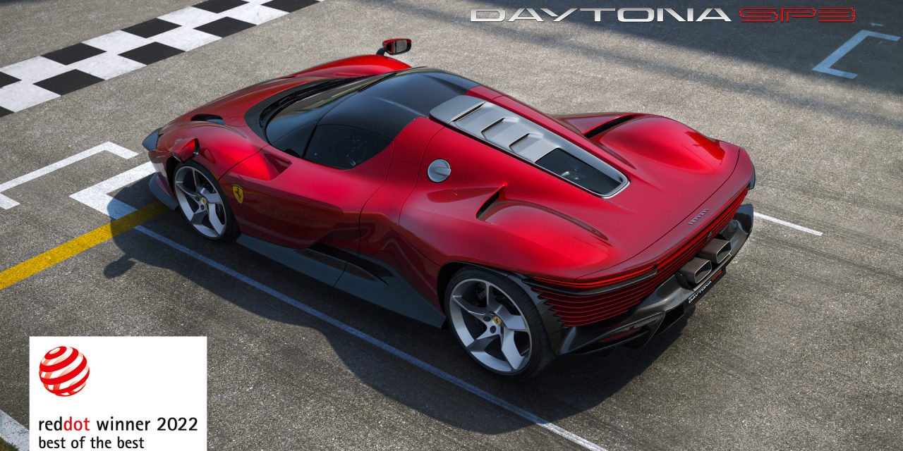 Ferrari Daytona SP3 wins Red Dot: Best of the Best 2022